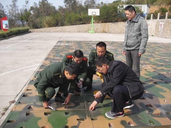 起降坪被浙江某海防哨使用